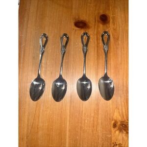 4 Teaspoons Oneida TOUJOURS Stainless Cube Mark 6"